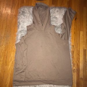 Forever 21 Shoulder Cut Out Hoodie.